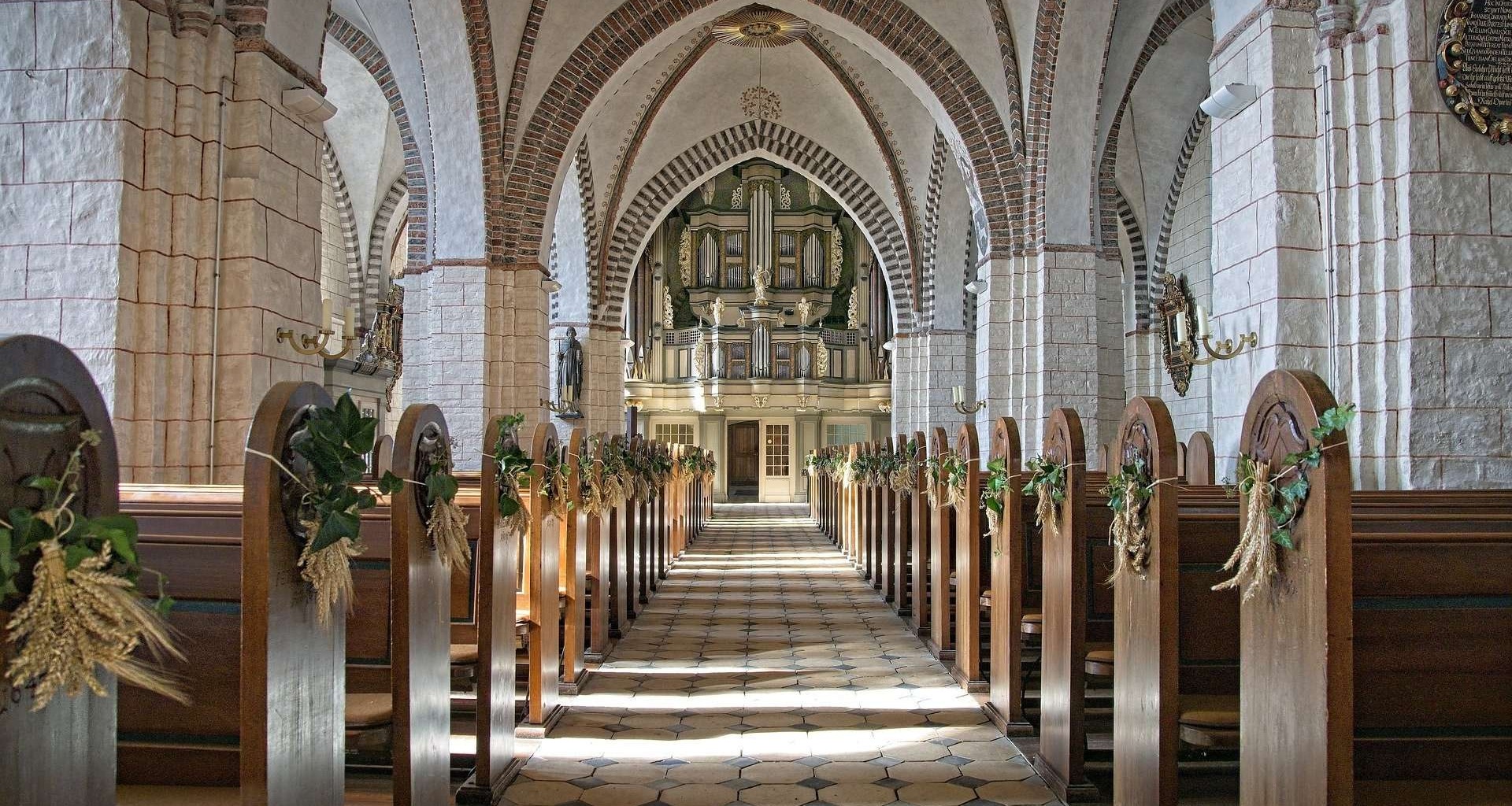 Wedding ceremony at church